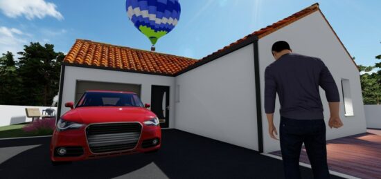 Maison neuve à Bretignolles-sur-Mer, Pays de la Loire