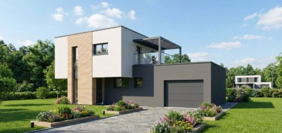 Maison neuve à Houssen, Grand Est