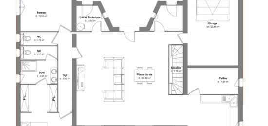 Maison neuve à , Hérault