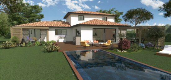 Maison neuve à Bizanet, Occitanie