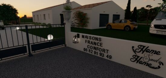 Maison neuve à Marcorignan, Occitanie