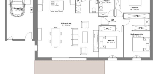 Maison neuve à , Bouches-du-Rhône