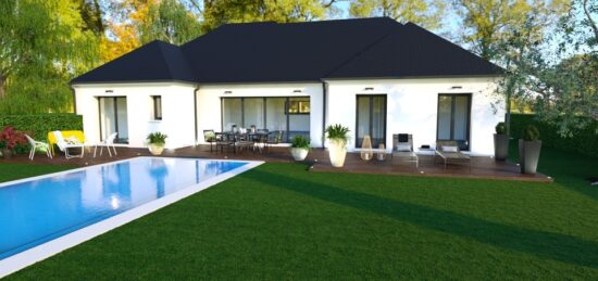 Maison neuve à Saint-Laurent, Nouvelle-Aquitaine