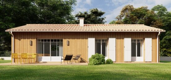 Maison neuve à Gastes, Nouvelle-Aquitaine