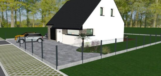 Maison neuve à Drocourt, Hauts-de-France