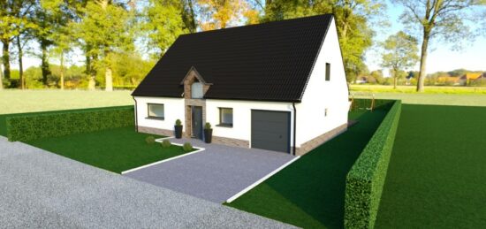 Maison neuve à , Nord