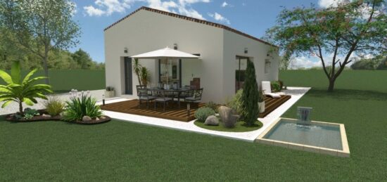 Maison neuve à Saint-Ambroix, Occitanie