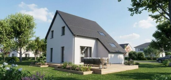 Maison neuve à , Bas-Rhin