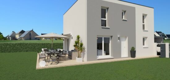 Maison neuve à Saint-Martin-du-Bec, Normandie