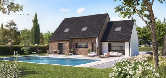 Maison neuve à Courchelettes, Hauts-de-France