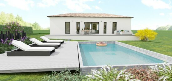 Maison neuve à Saint-Privat-de-Champclos, Occitanie