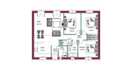 Virelade Maison neuve - 2473956-10393modele720230822SPThR.jpeg Maisons France Confort