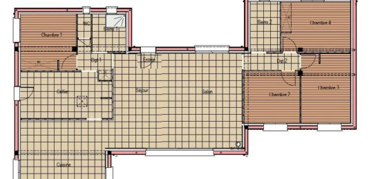 Maison neuve à , Sarthe