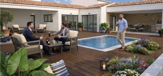 Maison neuve à Bourgneuf, Nouvelle-Aquitaine