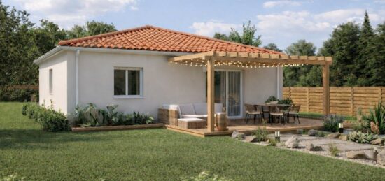 Maison neuve à Gans, Nouvelle-Aquitaine