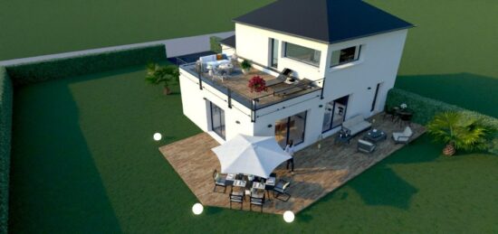 Maison neuve à Saint-Georges-Montcocq, Normandie