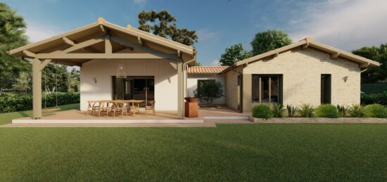 Maison neuve à La Brède, Nouvelle-Aquitaine