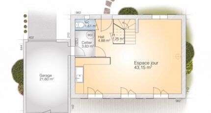 Lauret Maison neuve - 2480059-271413_plan-maison-saphir-110-elegance-rdc.jpg Maisons France Confort