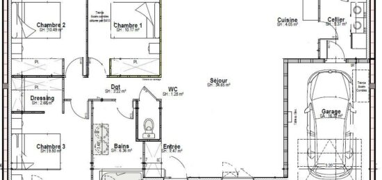 Maison neuve à , Sarthe