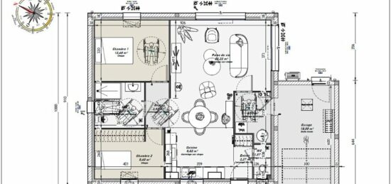 Maison neuve à , Mayenne