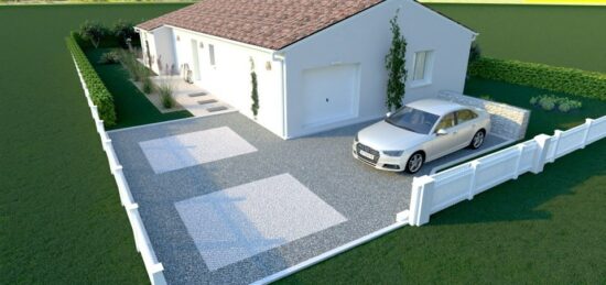 Maison neuve à Saint-Savin, Nouvelle-Aquitaine