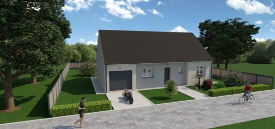 Maison neuve à Joué-l'Abbé, Pays de la Loire