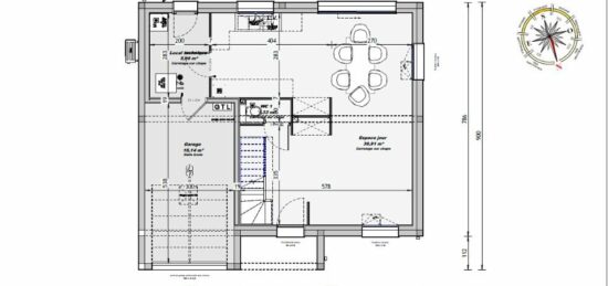 Maison neuve à , Mayenne