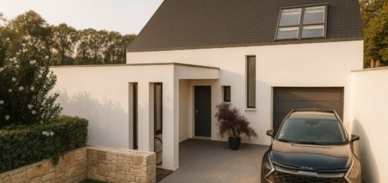 Maison neuve à Elven, Bretagne