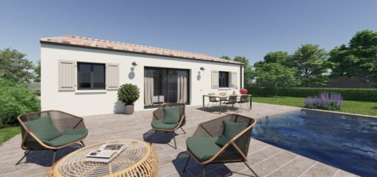 Maison neuve à Le Gua, Nouvelle-Aquitaine