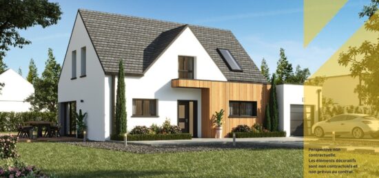 Maison neuve à Hédé, Bretagne