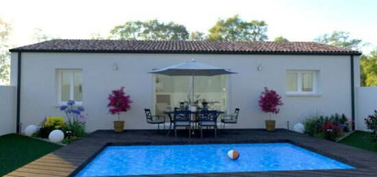 Maison neuve à Ballon, Nouvelle-Aquitaine