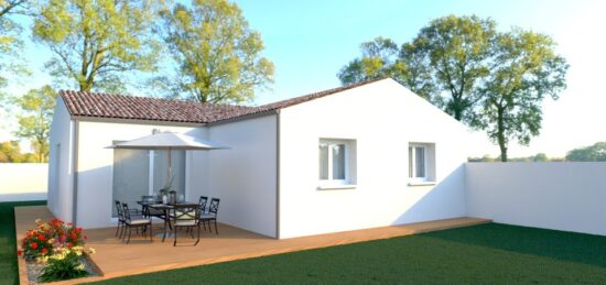 Maison neuve à Ballon, Nouvelle-Aquitaine