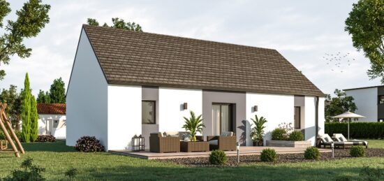 Maison neuve à Gourlizon, Bretagne