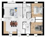 Maison à construire à Jarzé (49140) 2487544-961modele820240722HN3UM.jpeg Maisons France Confort