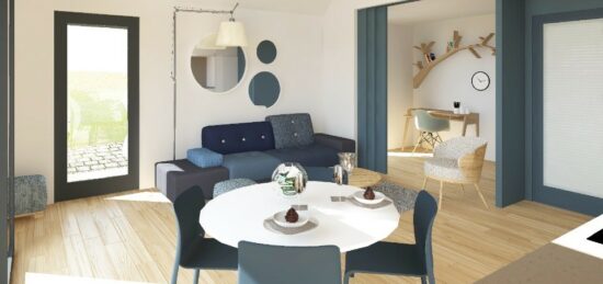 Maison neuve à Baud, Bretagne