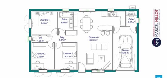 Maison neuve à , Haute-Vienne