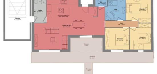 Maison neuve à , Ardèche