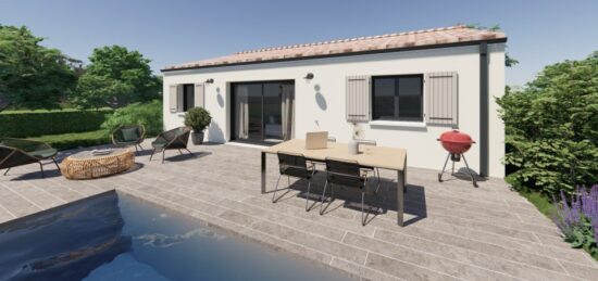 Maison neuve à Saint-Augustin, Nouvelle-Aquitaine