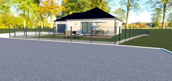 Maison neuve à Corneuil, Normandie