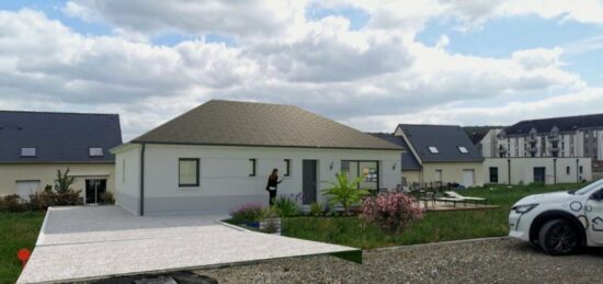 Maison neuve à Corneuil, Normandie