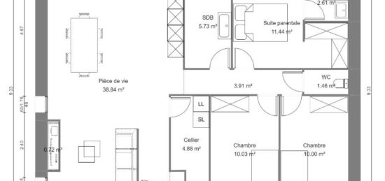 Maison neuve à , Pas-de-Calais