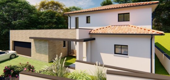 Maison neuve à Le Montat, Occitanie