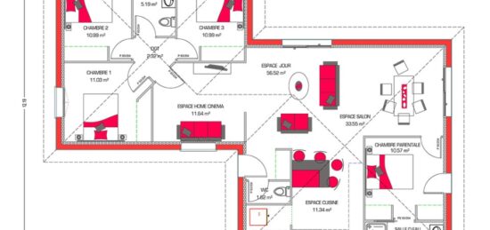 Maison neuve à , Landes