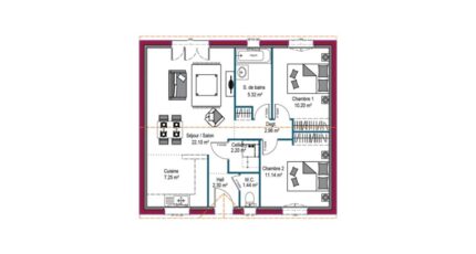 Saint-Palais-sur-Mer Maison neuve - 2494698-10393modele620230822iTsrI.jpeg Maisons France Confort