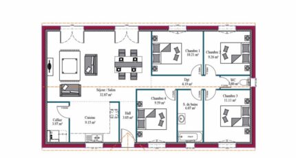 Saint-Palais-sur-Mer Maison neuve - 2494698-10393modele920230822L2zo8.jpeg Maisons France Confort