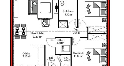 Salles Maison neuve - 2431461-10393modele62023082176XxT.jpeg Maisons France Confort