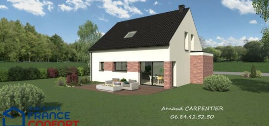 Maison neuve à Plouvain, Hauts-de-France