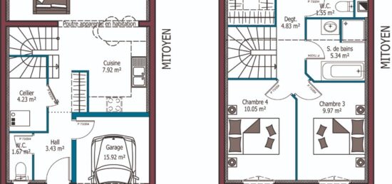 Maison neuve à , Dordogne