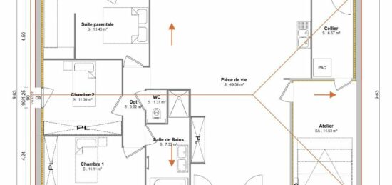 Maison neuve à , Loire