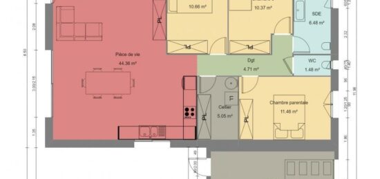 Maison neuve à , Ardèche